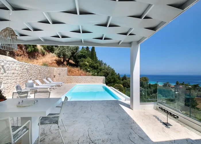 Villa Ouranos - Luxurius Modern Pool, Close To The Agios Ioannis (Lefkada)